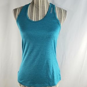 Reebok Speedwick NWOT Blue/Green Racerback Sleeveless Athletic Top Size XSmall